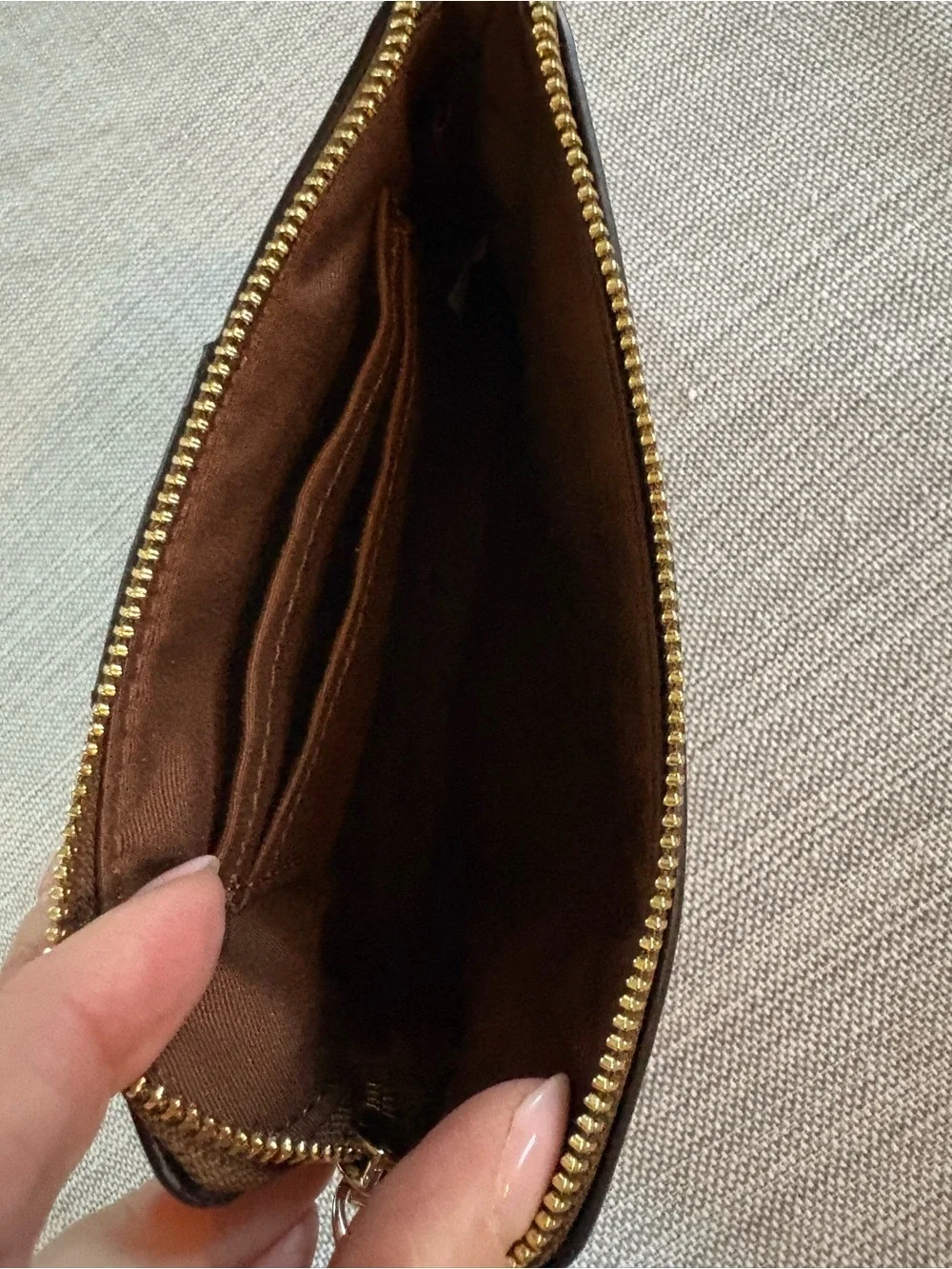 Coach wristlet signature